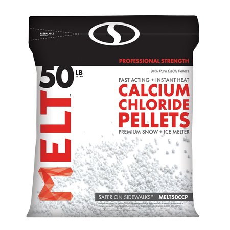 Snow Joe Resealable Bag Calcium Chloride Pellets Professional Strength Ice Melter MELT50CCP